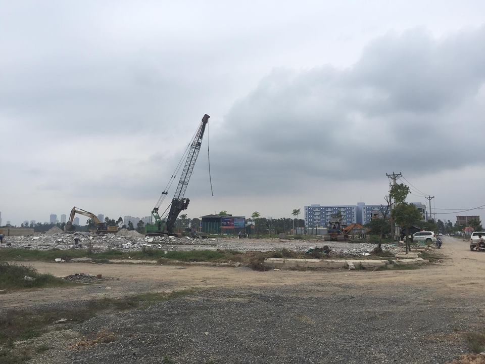 THÔNG BÁO : CHÍNH THỨC KHOAN CỌC LÀM MÓNG CHUNG CƯ B1.3 HH03 THANH HÀ NGÀY 16/04/2017