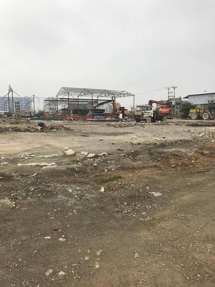 TIẾN ĐỘ GIẢI PHÓNG MẶT BẰNG ĐỂ KHỞI CÔNG XÂY DỰNG CHUNG CƯ B1.3 HH03 T2 THANH HÀ