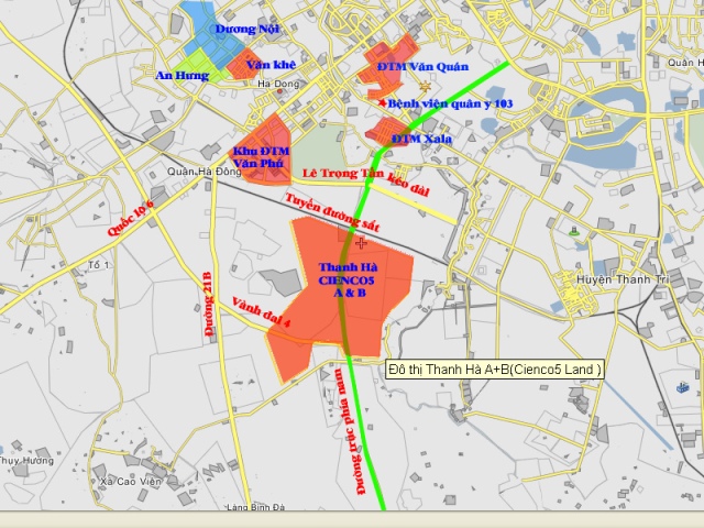 Bản Đồ Khu Đô Thị Thanh Hà Liền Kề Thanh Hà Cienco 5 Bản Đồ Khu Đô Thị Thanh Hà Liền Kề Thanh Hà Cienco 5